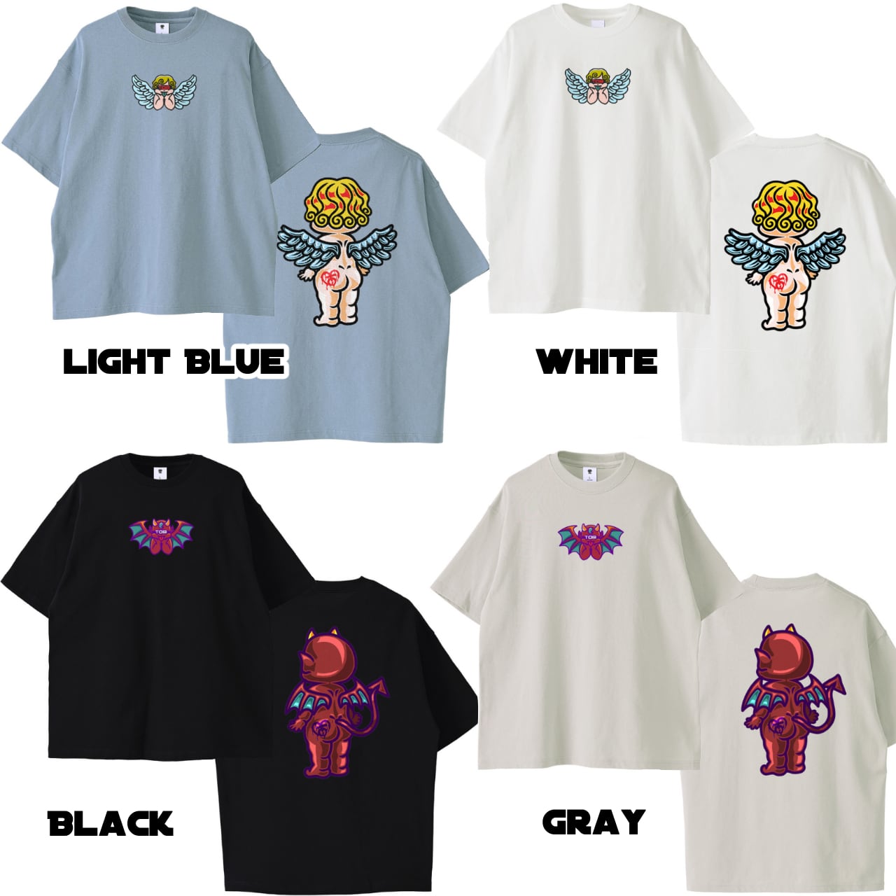 Angel T-shirt （エンジェル ティーシャツ）【Gray】 | PAY ID