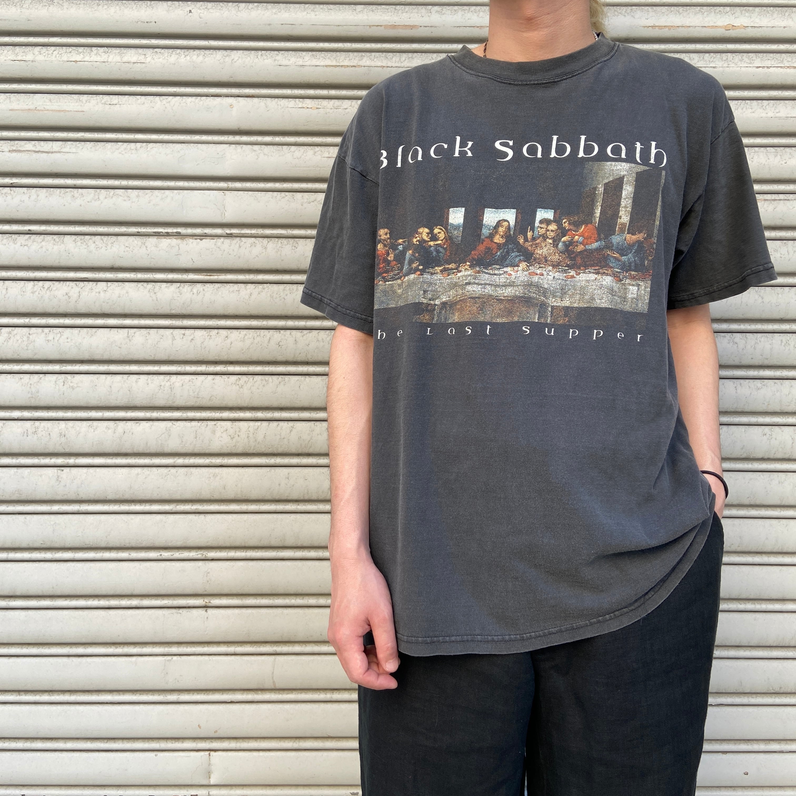 90s BlackSabbath ブラックサバス 最後の晩餐 バンt XL | 古着屋 Uan
