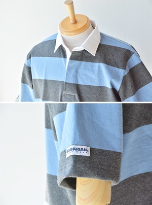 BARBARIANライトウエイト半袖レギュラーカラーラガーシャツ(QSE-08)COA/COL Mサイズ