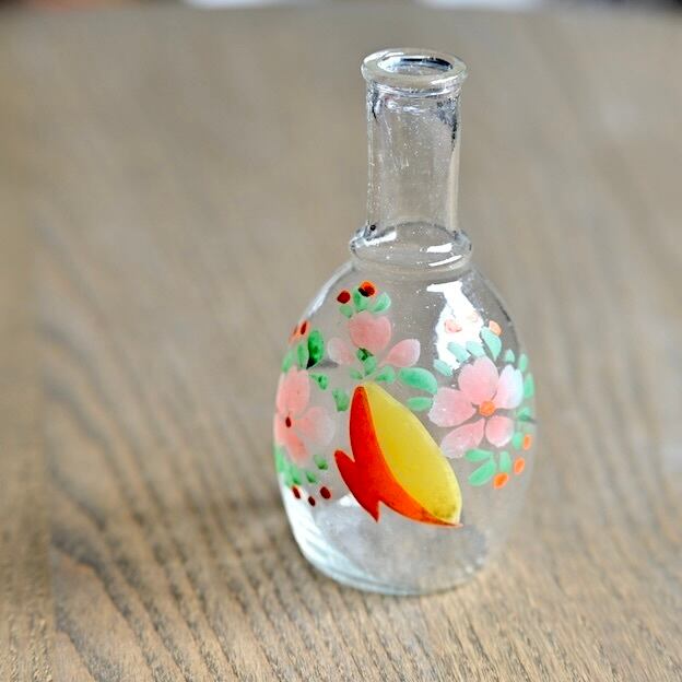51233】ガラスの徳利(1本)/ Glass Sake Bottle | 古道具・器 ハナレ き