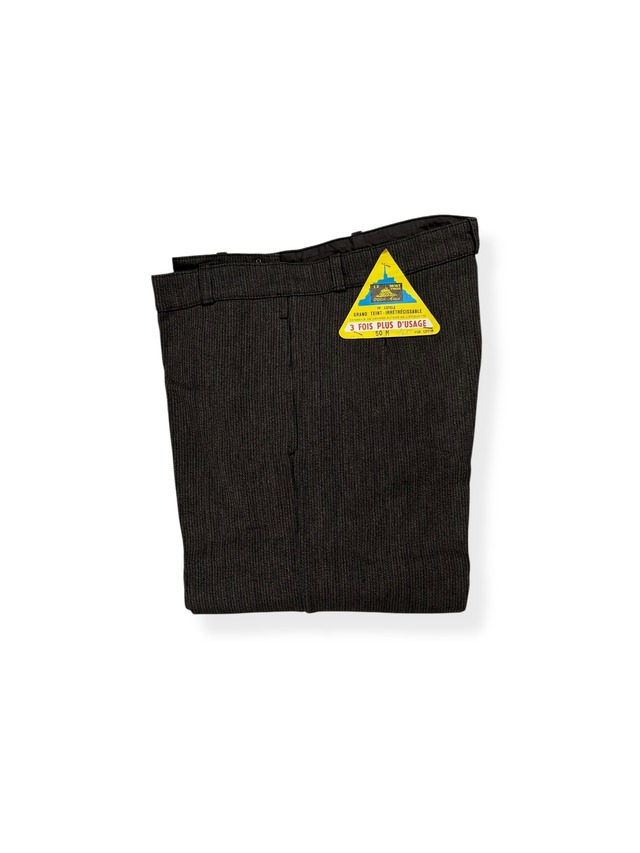 【Deadstock】50s French Workwear Le Mont Saint Michel Cotton Pique Trousers