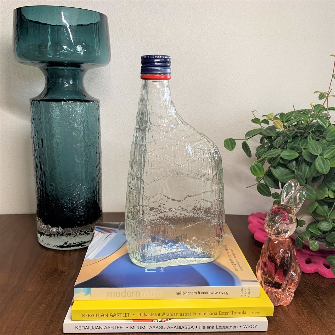 【レア】タピオウィルカラ　砂時計 大小 ヴィンテージ　キューブ　フィンランド レア】タピオウィルカラ砂時計 大小 ヴィンテージキューブ