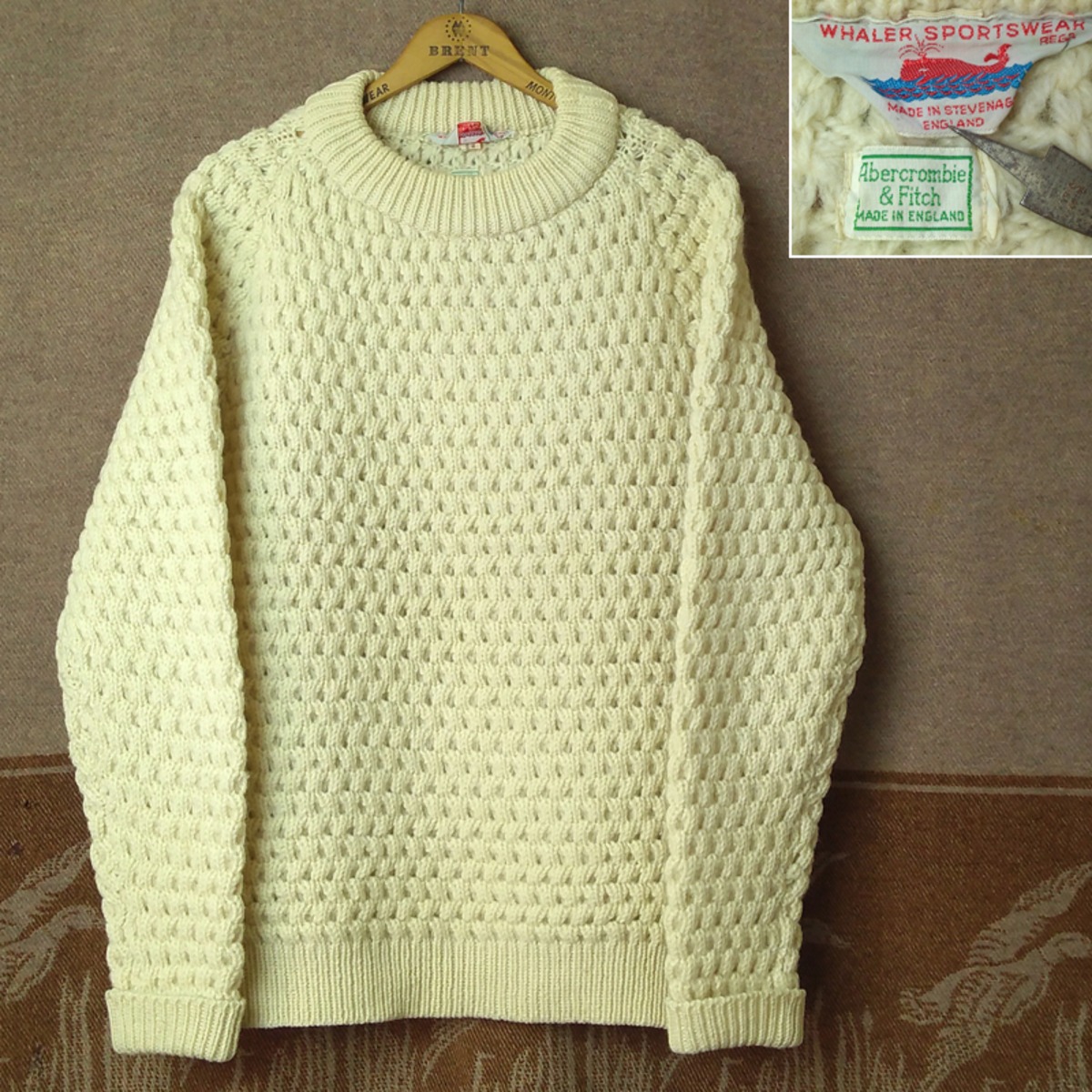 70s Abercrombie & Fitch Sweater Made by WHALER SPORTSWEAR L | Wonder Wear  ヴィンテージ古着ネットショップ