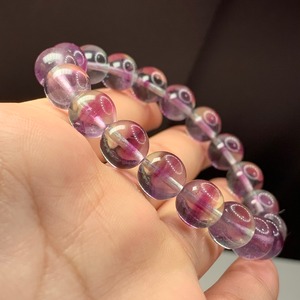 f97透明感抜群！グラデーションフローライトブレスレット