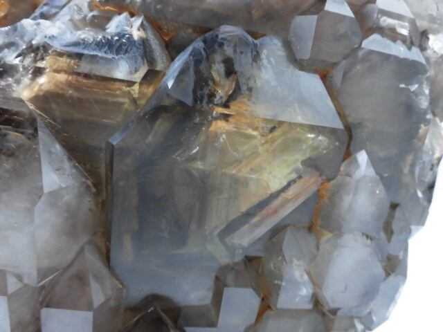 【送料無料】【高品質】約17kg 特大ブラジル産ジャカレー水晶（アリゲータークオーツ）　no.5