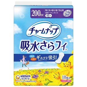 【在庫処分】チャームナップ 吸水さらフィ 特に多い時用 羽なし 200cc 29cm 18コ入(尿 吸収ナプキン 尿もれパッド ナプキンサイズ)【軽い尿もれの方】