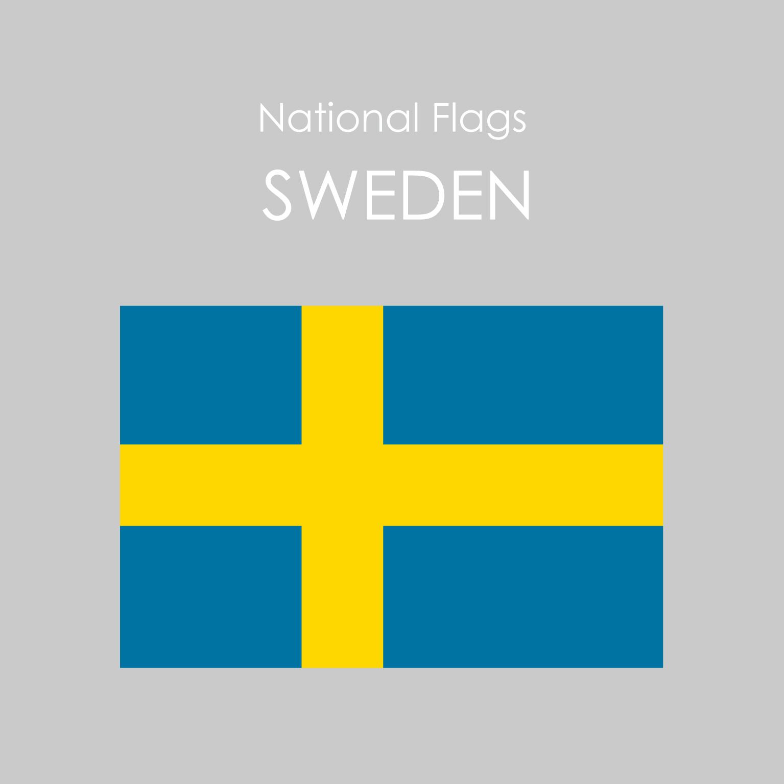 国旗ステッカー　スウェーデン