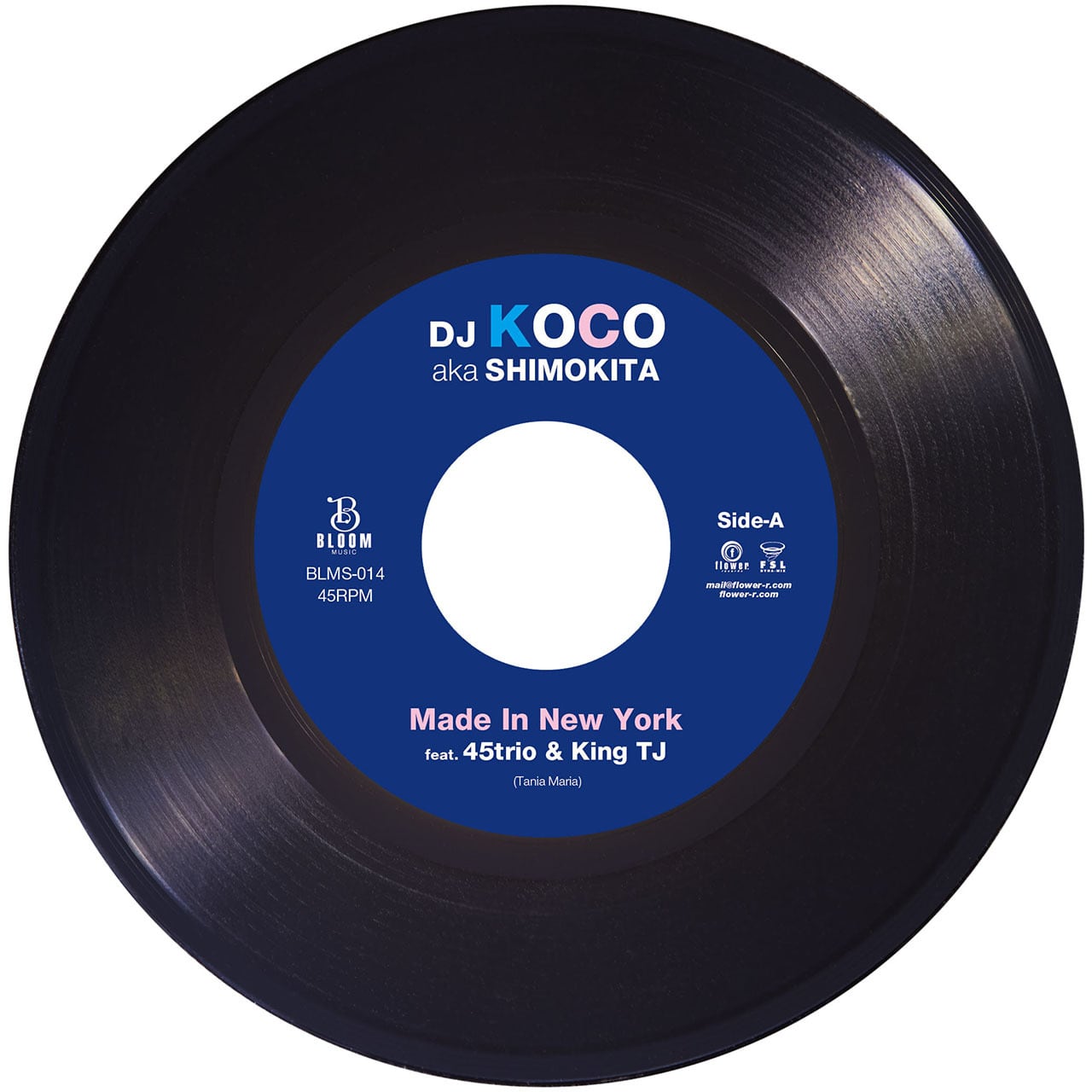 【7"】DJ Koco a.k.a. Shimokita Feat. 45trio & King TJ - Made In New York