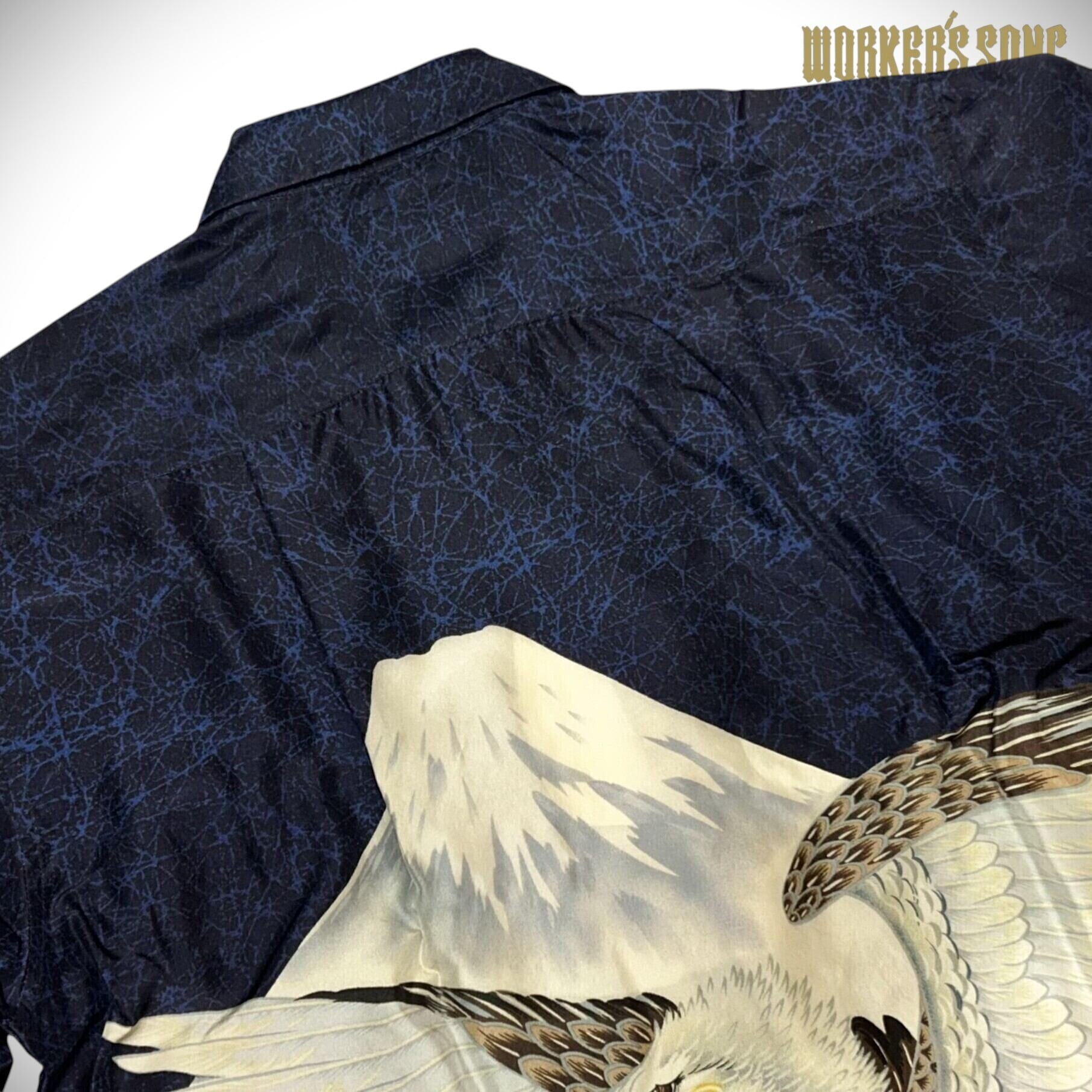 サンサーフ スペシャル シルク アロハシャツ 一富士二鷹三茄子