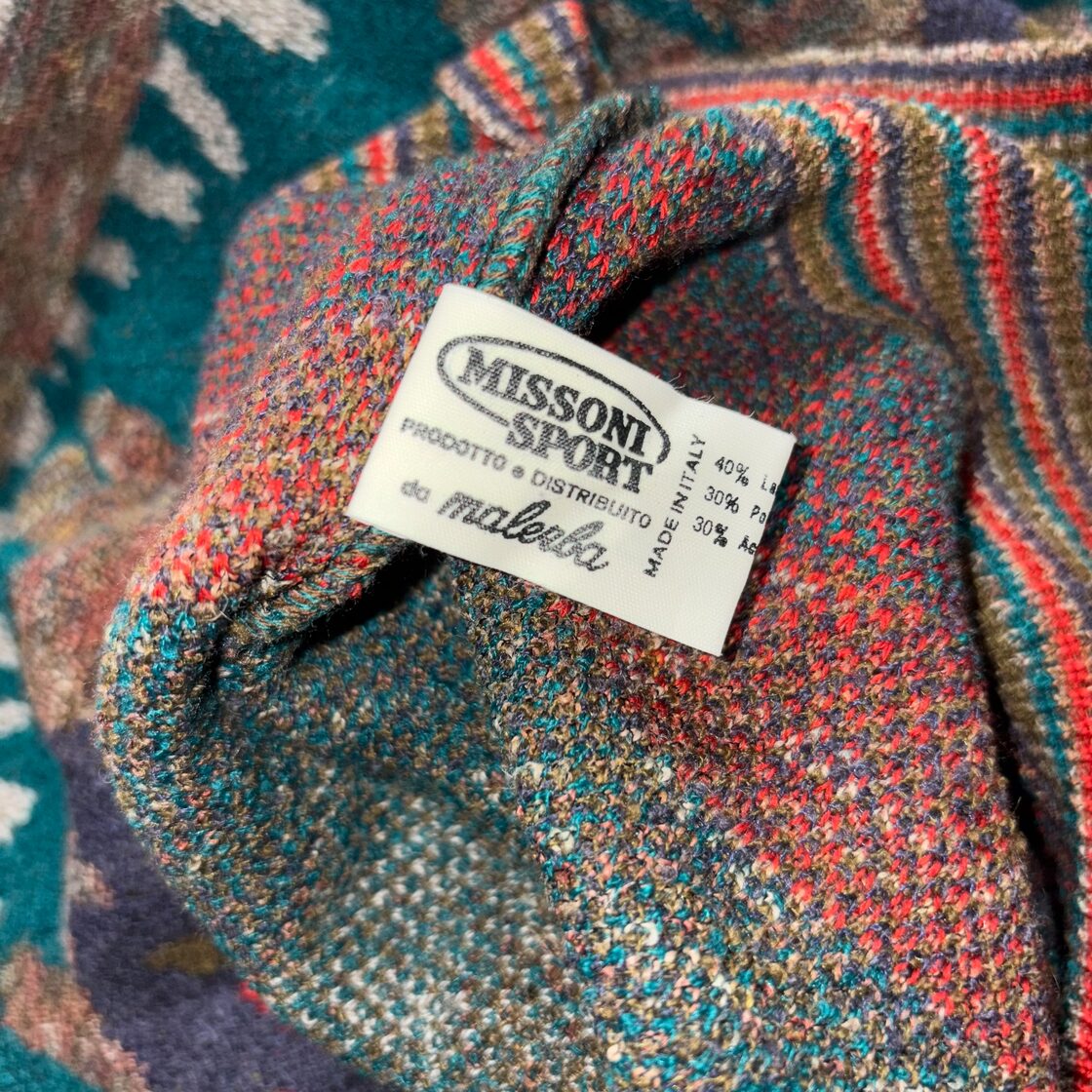 MISSONI SPORT wool sweater | PAY ID MISSONI*ミッソーニ 総柄 