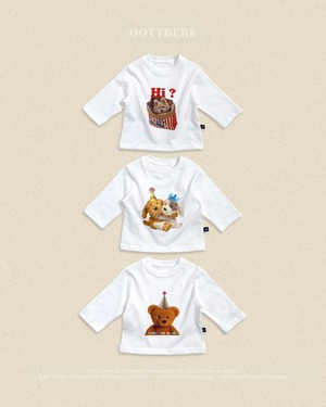 【ﾉﾍﾞﾙﾃｨ＆送料無料】Kids' Puppy Series T-shirt / oottbebe