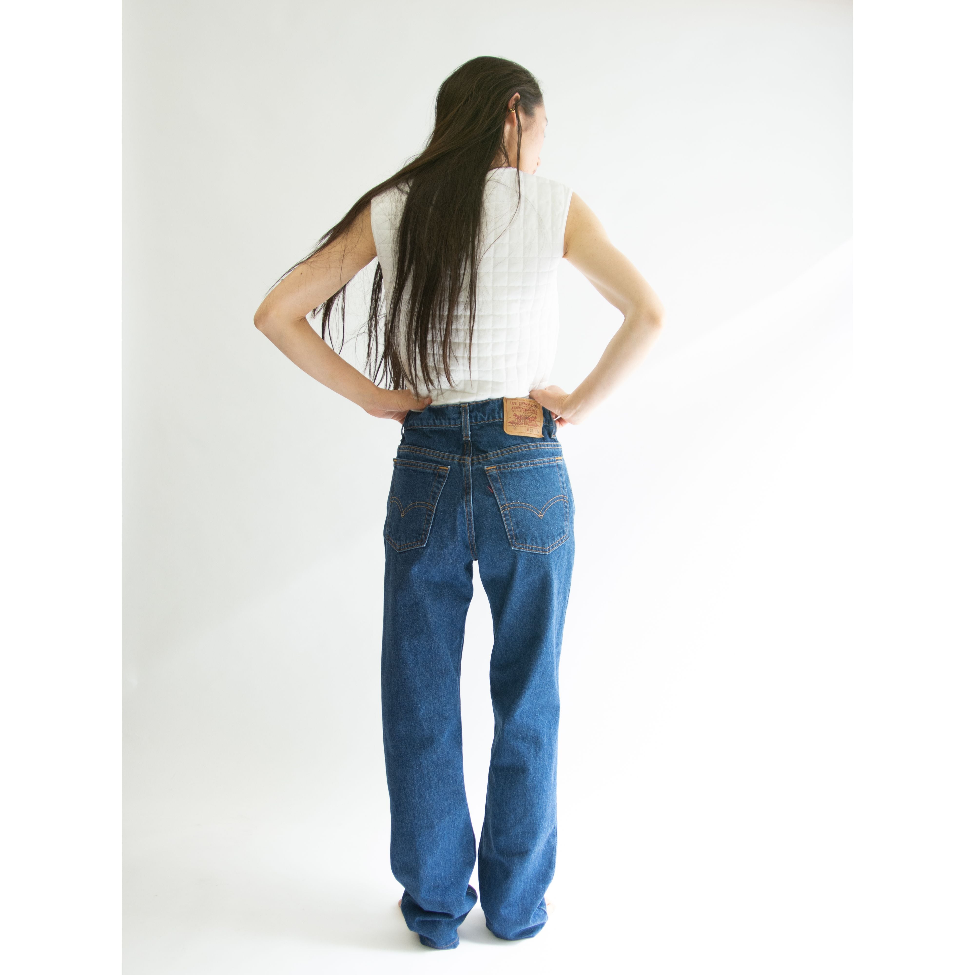 【LEVI'S 515 IRREGULAR】Made in U.S.A. 90's straight denim pants W29  L34（リーバイス イレギュラー品 アメリカ製ストレートデニムパンツ ジーンズ） | MASCOT/E powered by BASE