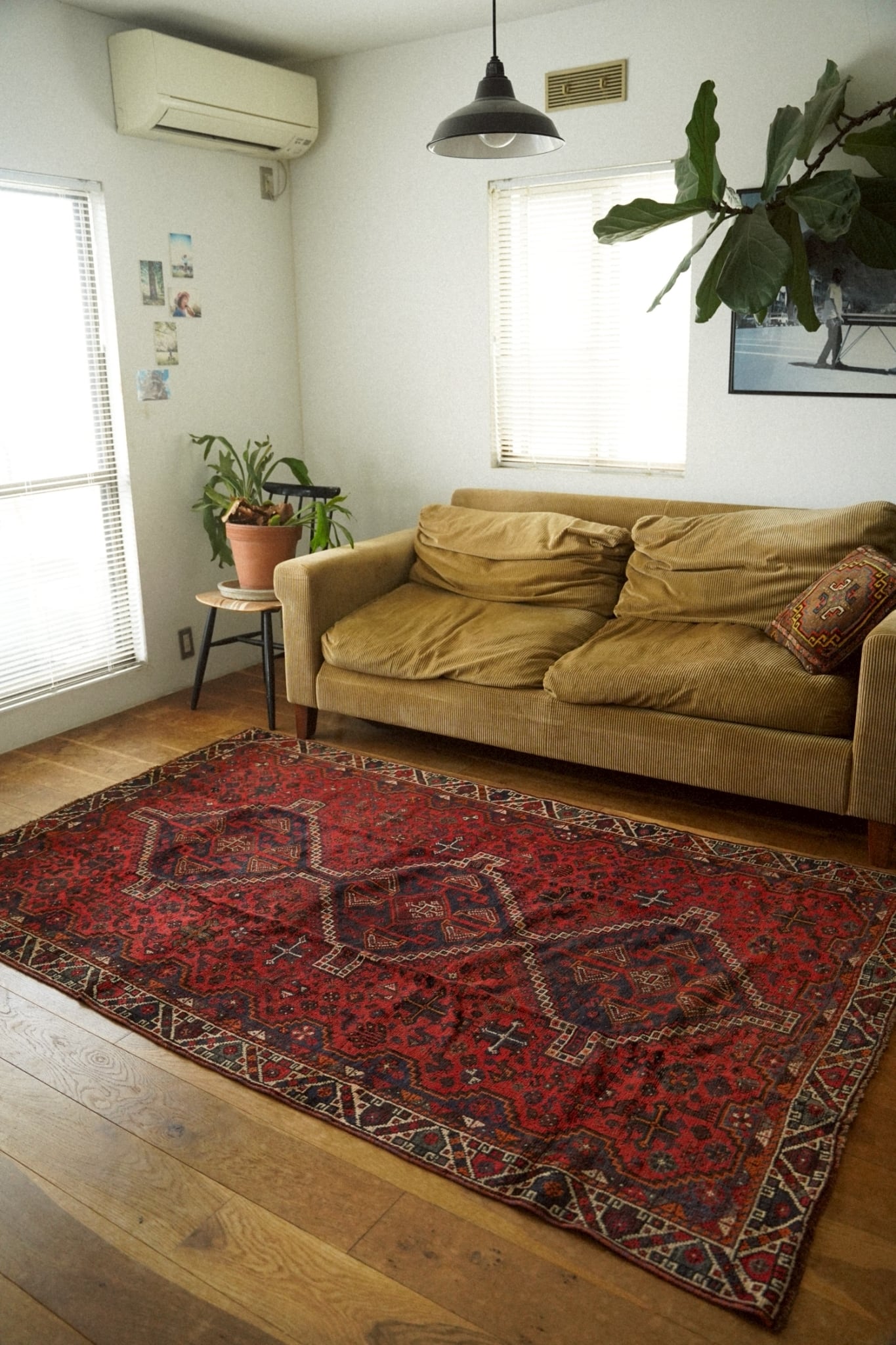 2034-Vintage Qashqai rug | 手織りのヴィンテージラグ専門店 | Bahr