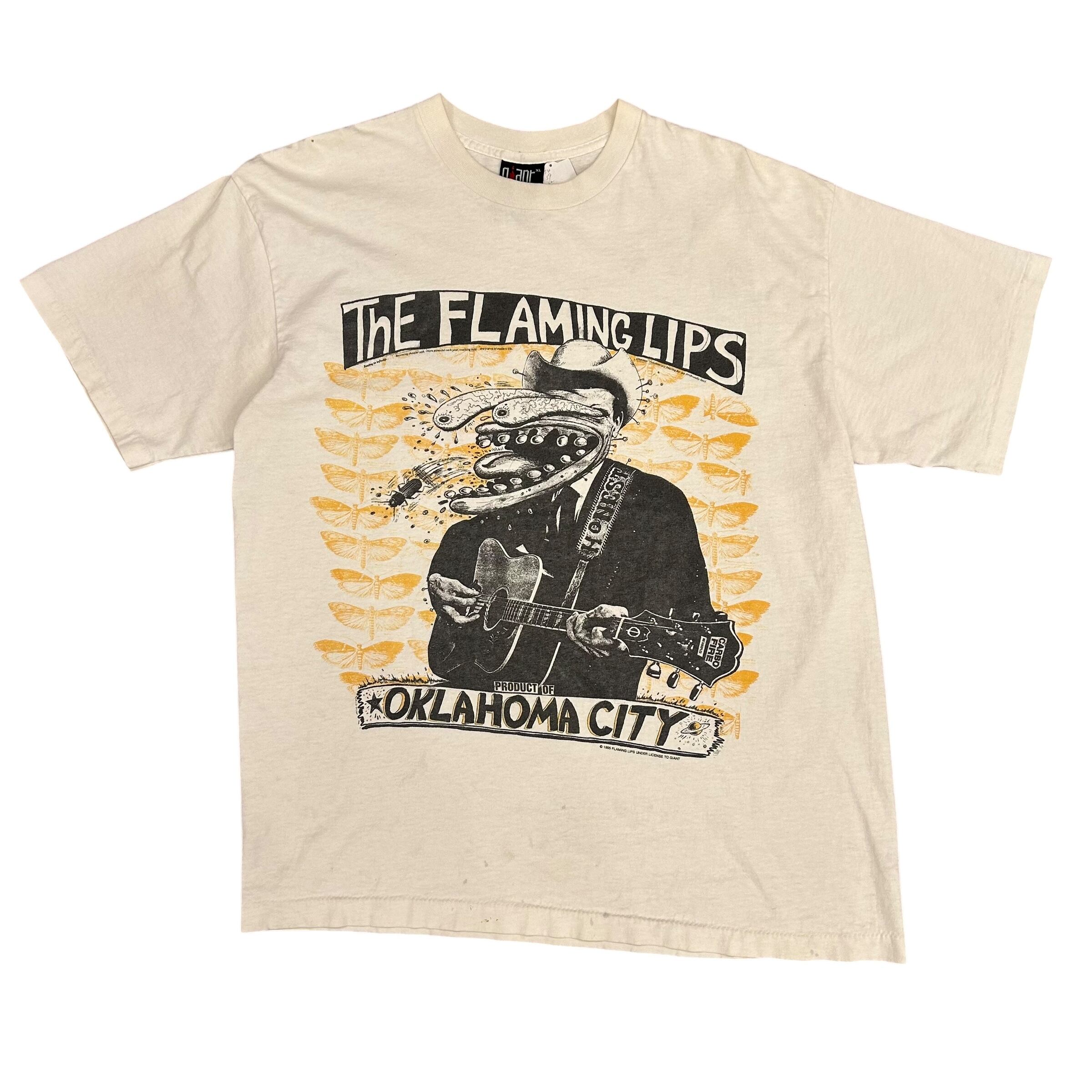 90's The FLAMING LIPS T-SHIRT 【OKLAHOMA CITY】 | spike osu 90's The FLAMING LIPS T-SHIRT 【OKLAHOMA CITY】 | spike osu
