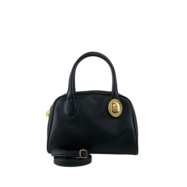 Christian Dior クリスチャン ディオール ショルダーバッグ ブラック CDロゴ オーバル レザー ミニボストン 2WAY vintage ヴィンテージ オールド wtuhu8