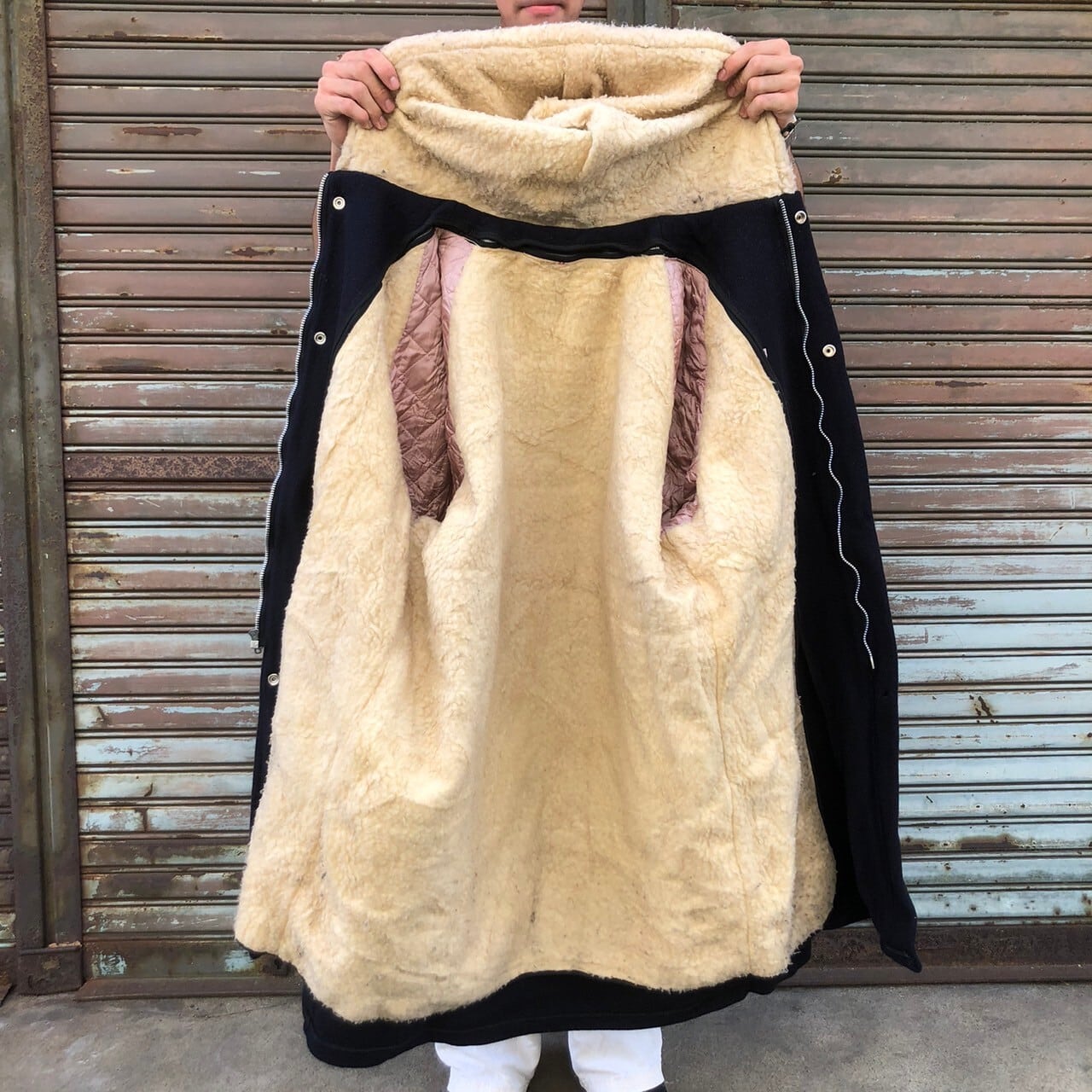 60s USA製 Standard of Hollywood ウールコート 44 ヴィンテージ 