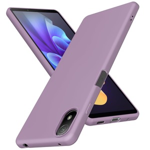 【特価処分】JSTNMEBO SONY Xperia ACE III 用ケース シリコン SO-53C SOG08 ケース 薄型 軽量 TPU 柔らかい 保護ケース エクスペリア ace3 用ケース 耐衝撃 ストラップホール付き レンズ保護 黄変防止 一体型 ソフト スマホケース 人気 携帯カバー 紫 J10-36