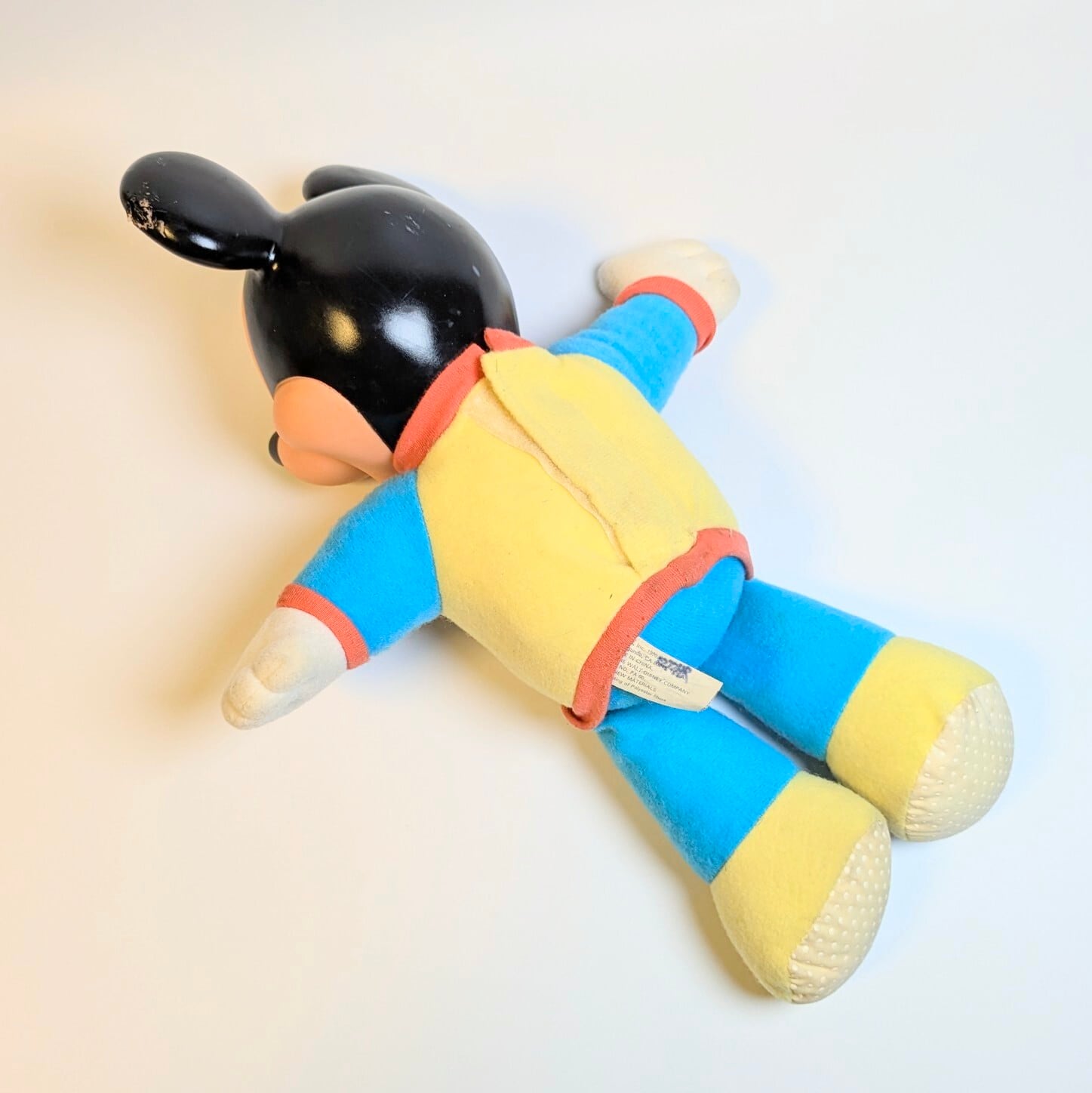 ☆VINTAGE 1990☆ 【 DISNEY / ディズニー ミッキーマウス ( Mickey Mouse ) 】Mickey Mouse Face Lights Up Bedtime doll / パジャマミッキー / ぬいぐるみ / plush toy 〚アメリカン雑貨 アメトイ〛