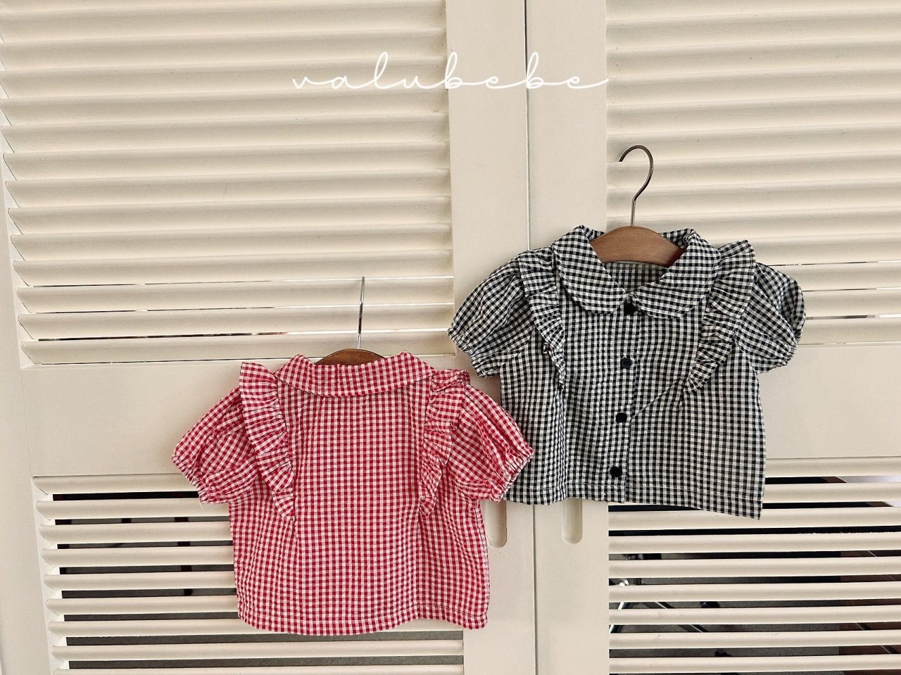 [valubebe] Bandi Check Blouse / [벨루베베] 반디체크블라우스