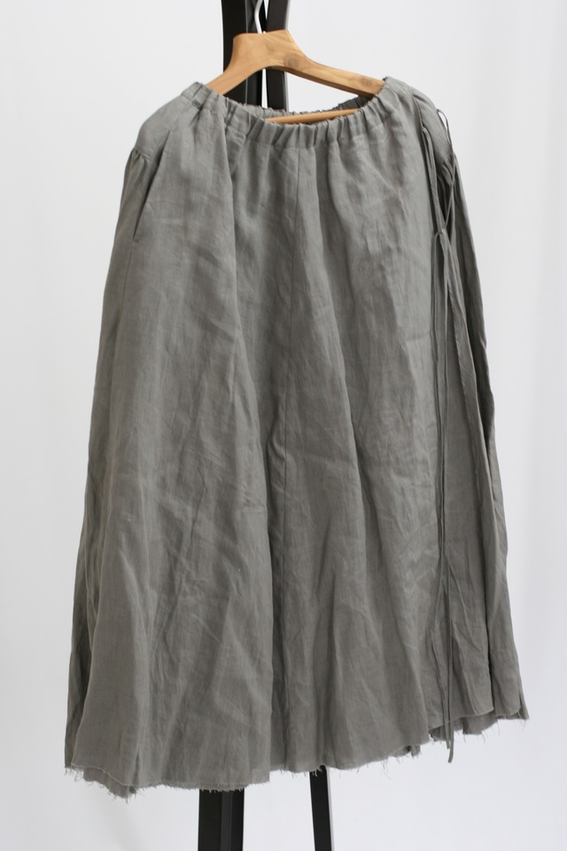 【suzuki takayuki】v-neck dress (S251-29) / black・grayish beige