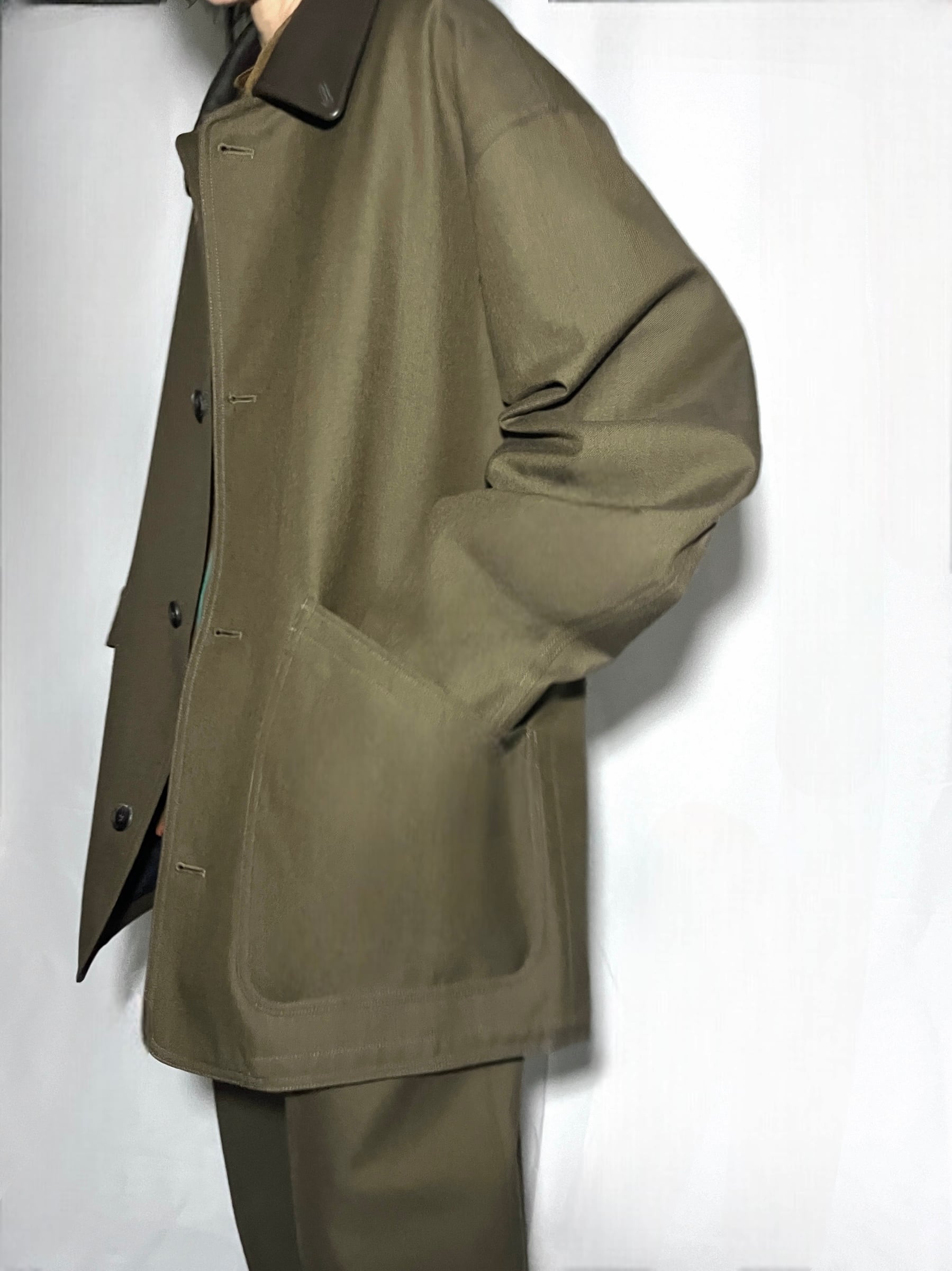 Cristaseya  [OVERSIZED BLOUSON WITH LEATHER PATCH]