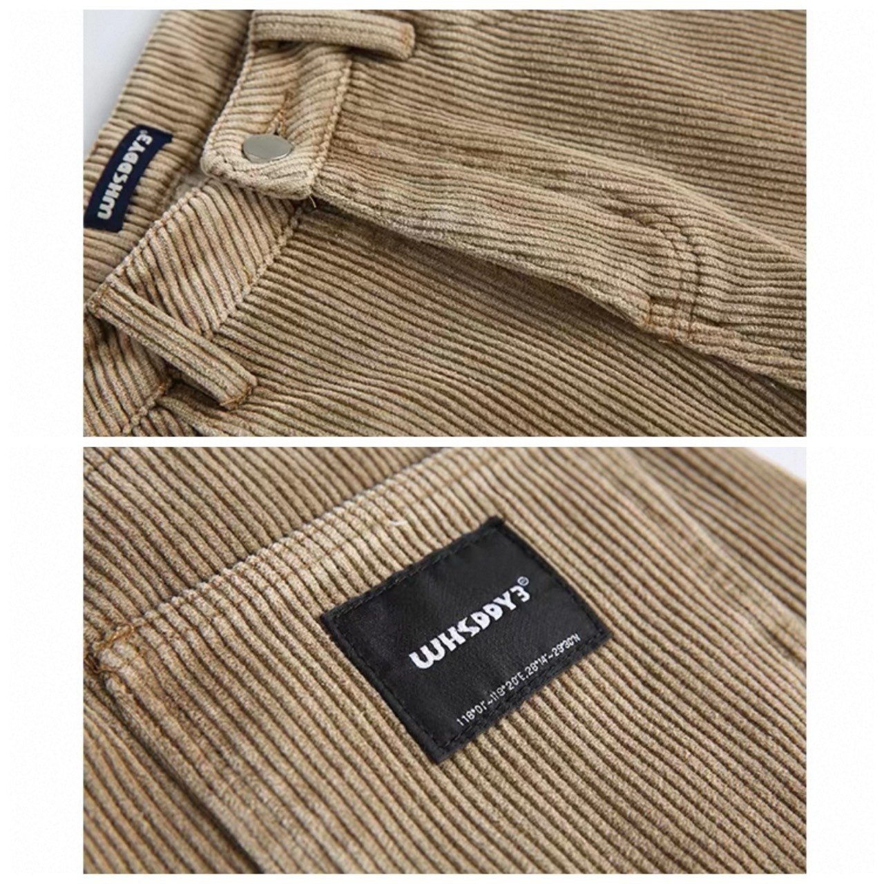 Corduroy wide tapered pants 1235 - 20