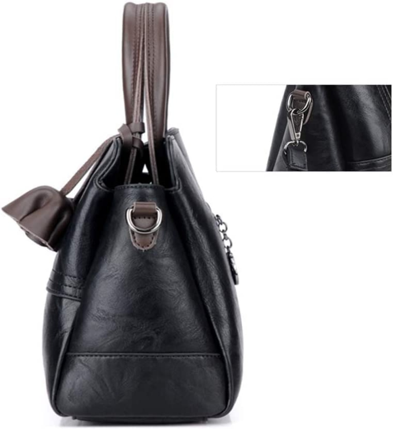 ナスカン 10個 Dカン 20個 手芸 アクセサリーパーツ レザークラフト金具 ショルダーベルト バッグ ハンドメイド パーツ (内径15mm, アンティークゴールド)