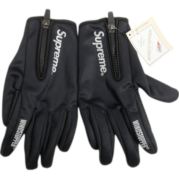 FW24 Supreme WINDSTOPPER Zip Gloves - グローブ 手袋 (Supreme
