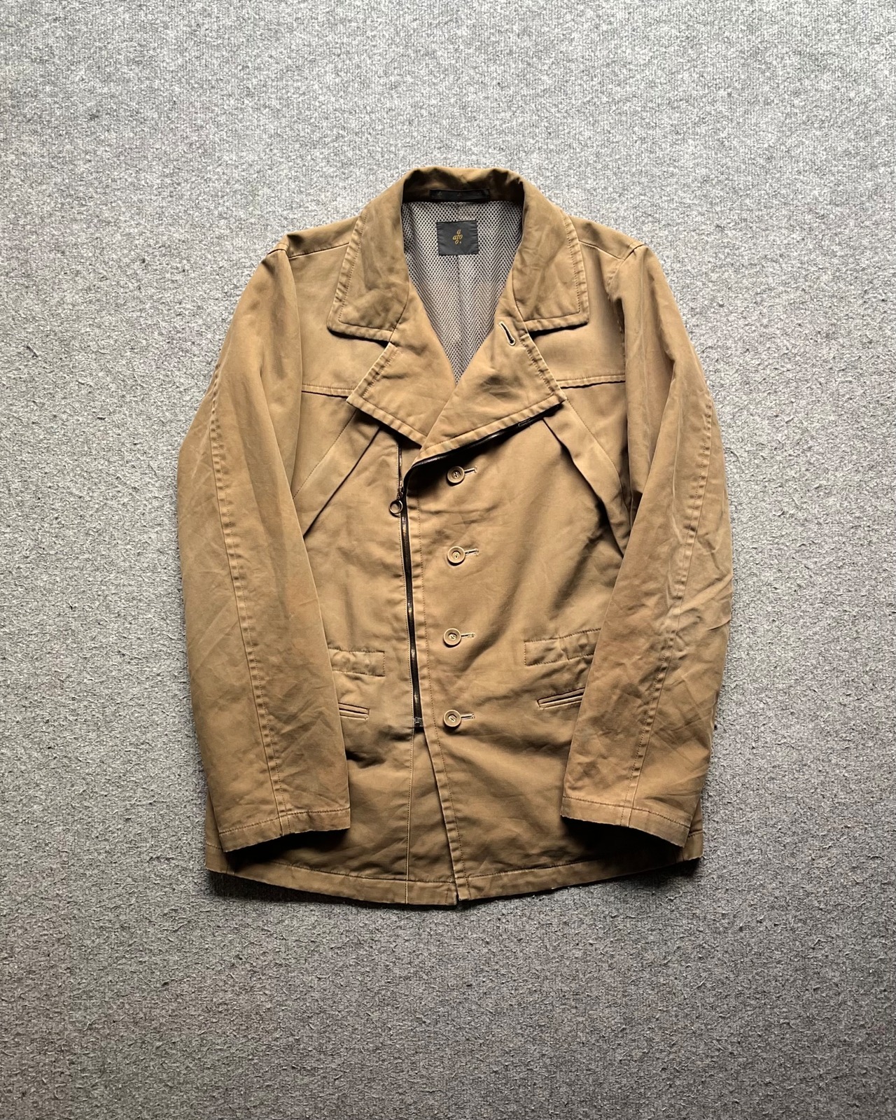 【ato】cotton moleskin double riders jacket