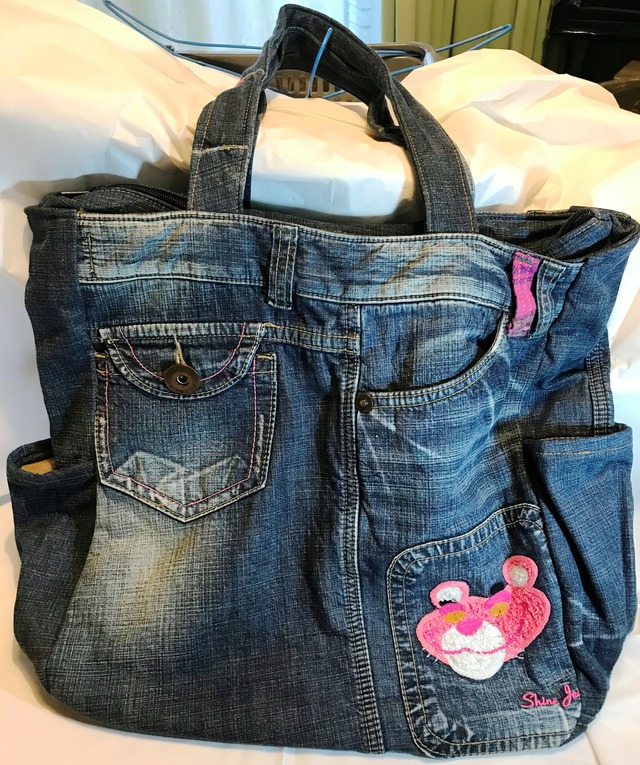 ヴィンテージ デニム ジーンズ SGL JEANS. リメイク 一品もの トート 