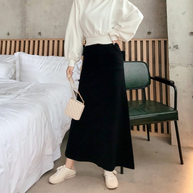 ロング スカート Aライン 台形 マキシ カジュアル 黒 シンプル ミモレ ミモレ丈 ロング丈 マキシ マキシ丈 アンクル丈 かわいい 大人可愛い きれいめ シンプル カジュアル 大人 上品 おしゃれ お洒落 かっこいい 大人可愛い 大人女子 ママ こなれ感 ラフ ラブリー キュート クール モード系 定番 プチプラ ブラック