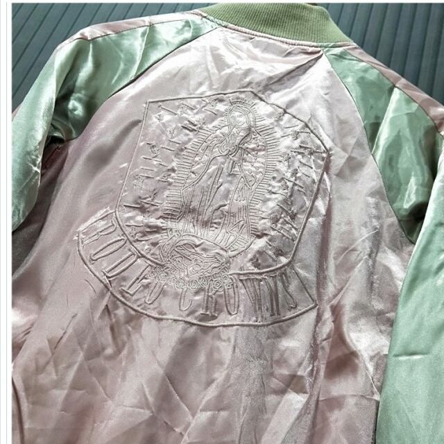 ゆめかわいい トップス ケーキスカジャン ピンク ユニコーン柄