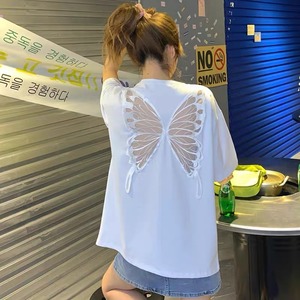 butterfly see-through long t-shirts