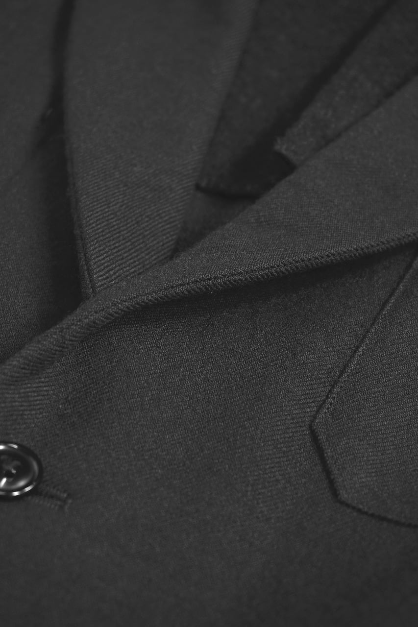 Virgin Wool Washed Twill Jacket