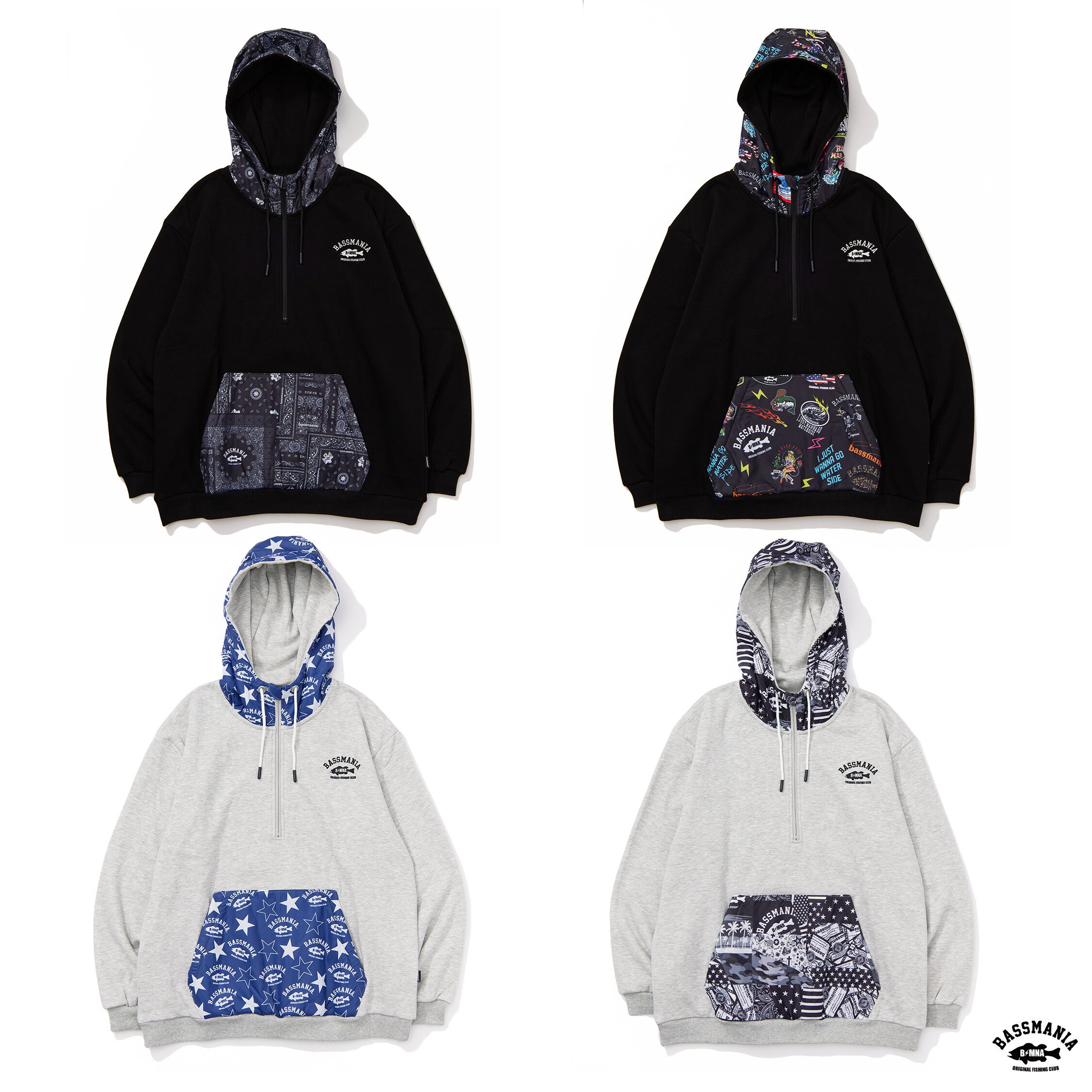 バスマニア　昇華切替えパーカー・スウェット バスマニア 昇華切替えパーカー・スウェット - メルカリ