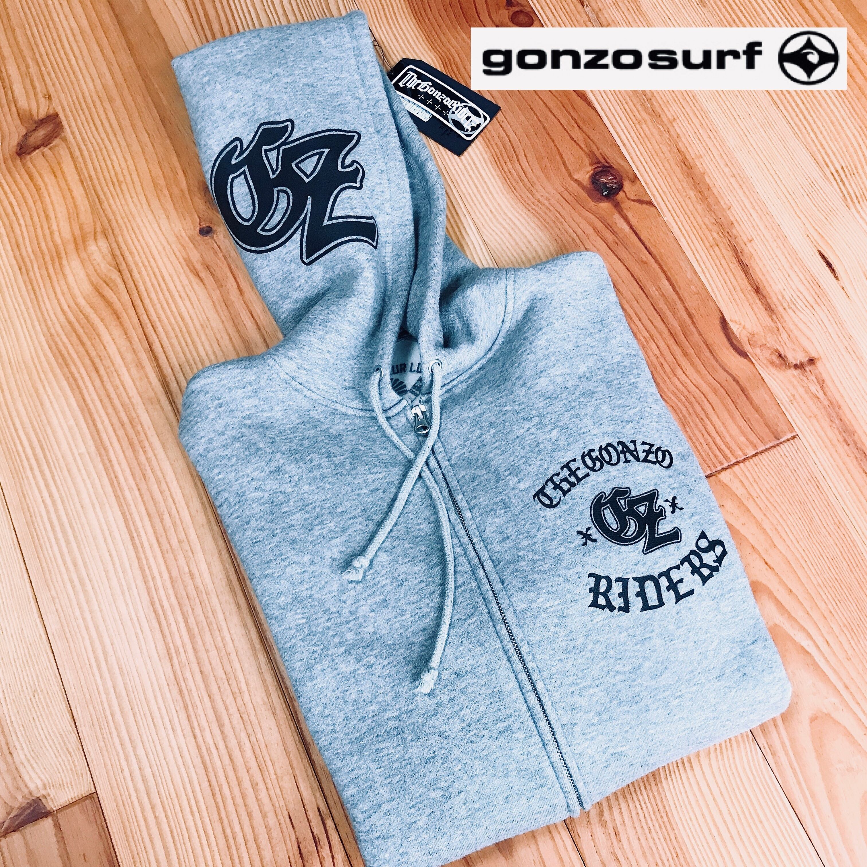 保証価格の譲歩 gonzo surf フード付き ナイロンジャケット 水色 新品