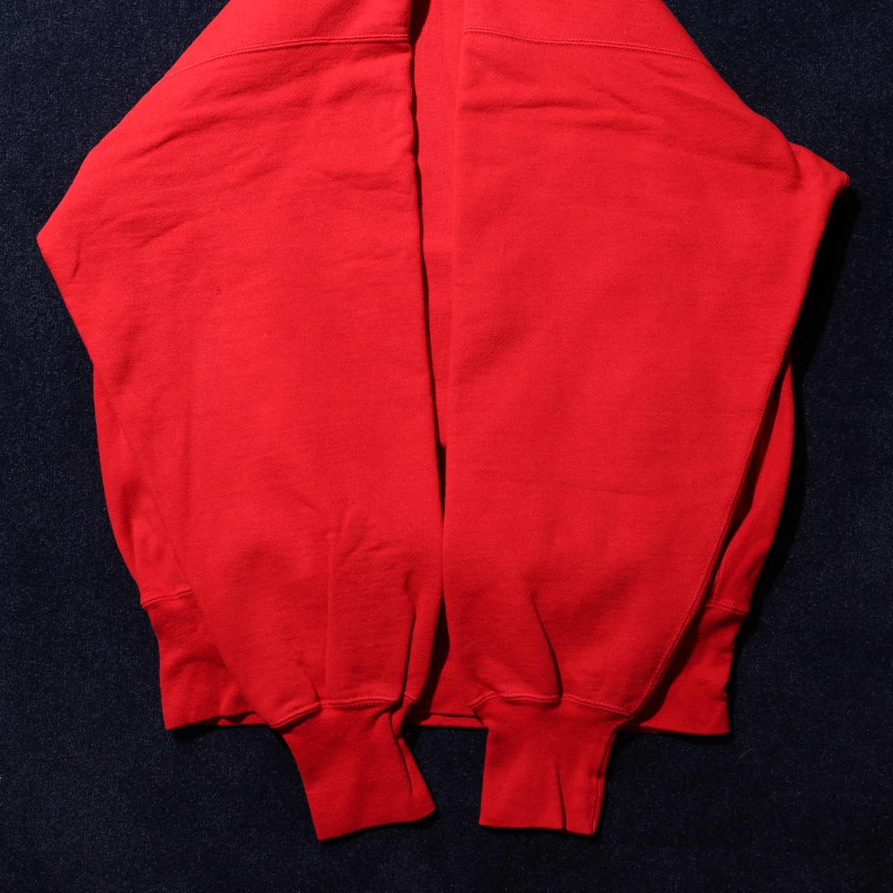 美品 XL 完全目無し90s USA 赤 レッド 無地 リバースウィーブ チャンピオン スウェット