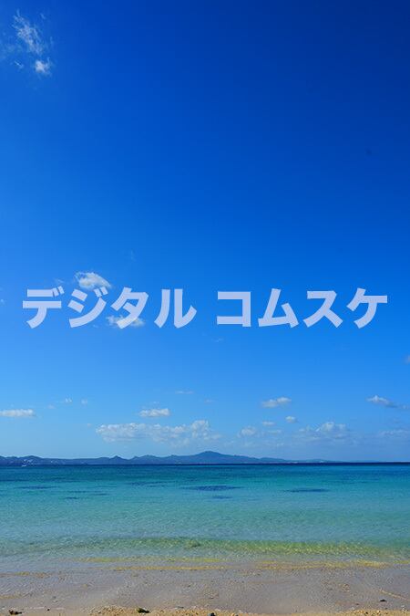 komusuke07_1_海・川・滝_018_名護 21世紀の森ビーチ (1枚シリーズ)