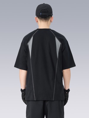 SILENSTORM カラーブロックジッパーTシャツ