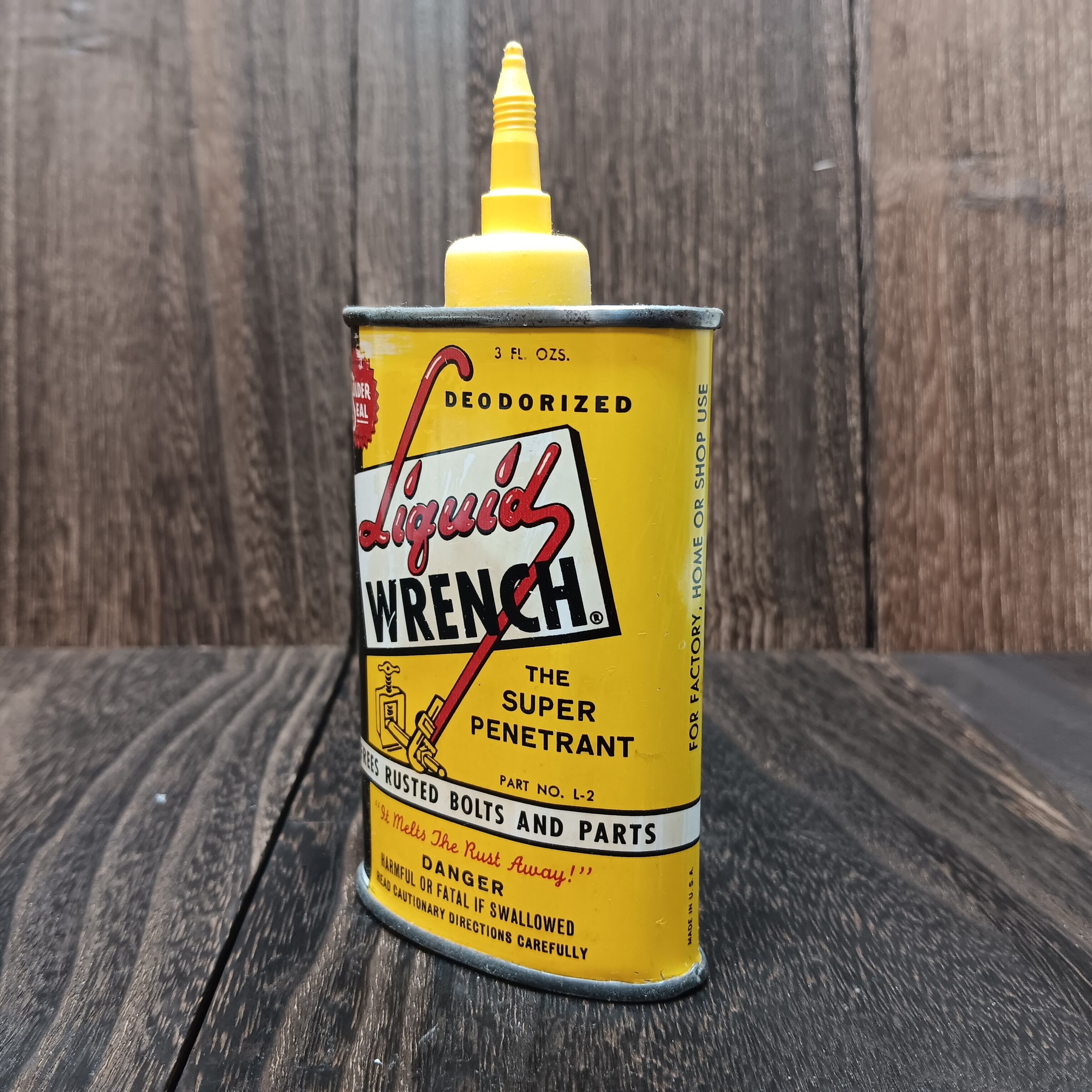 Vintage Liquid Wrench オイル缶 アメリカン雑貨 インテリア