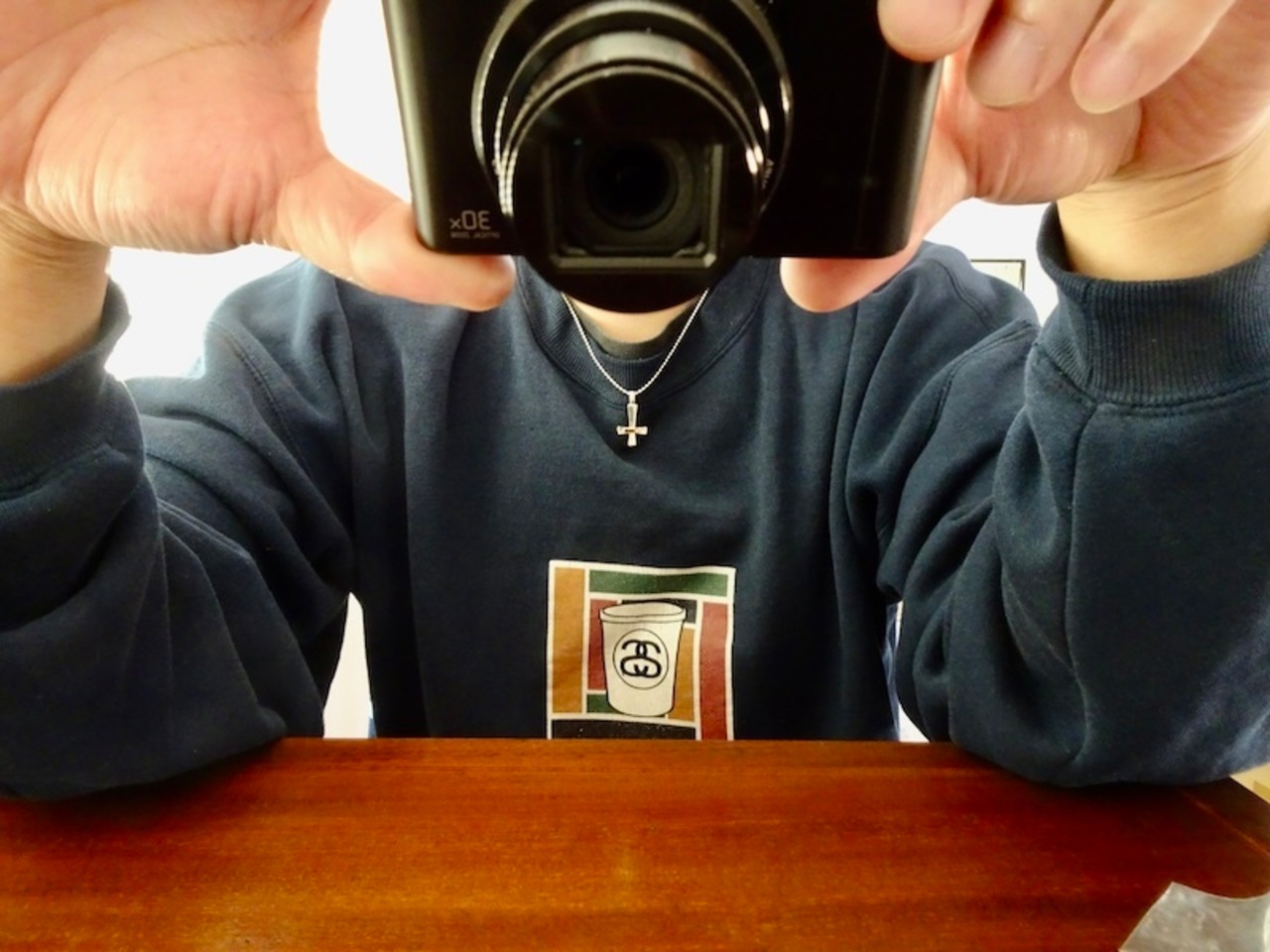 仁尾彫金『一つ星ダイヤ逆十字クロス』十字架ハンドメイド | 仁尾彫金 