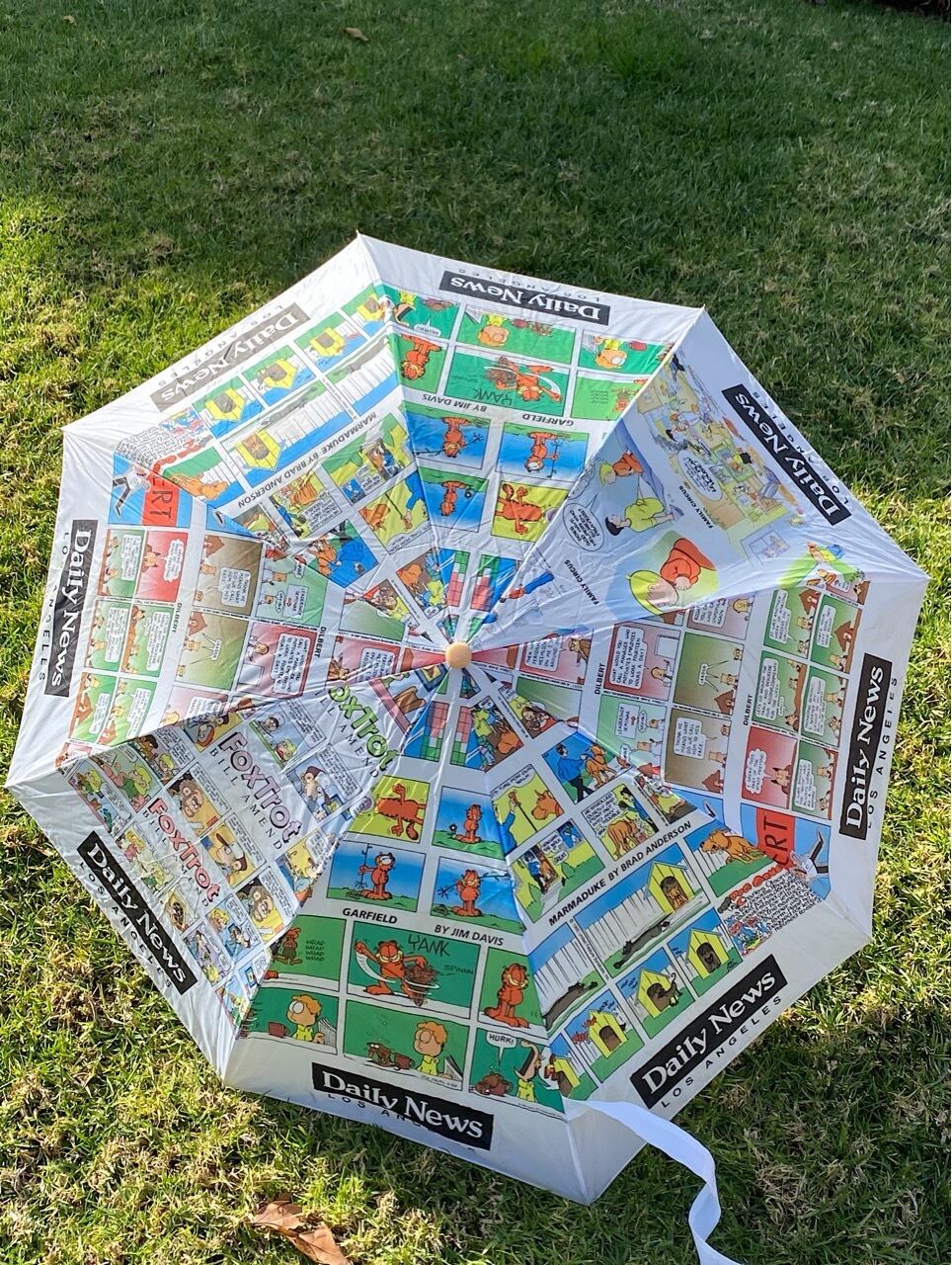 90s comic book umbrella