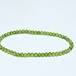 ペリドット ブレスレット 4mm メール便可 一点物 111-50646