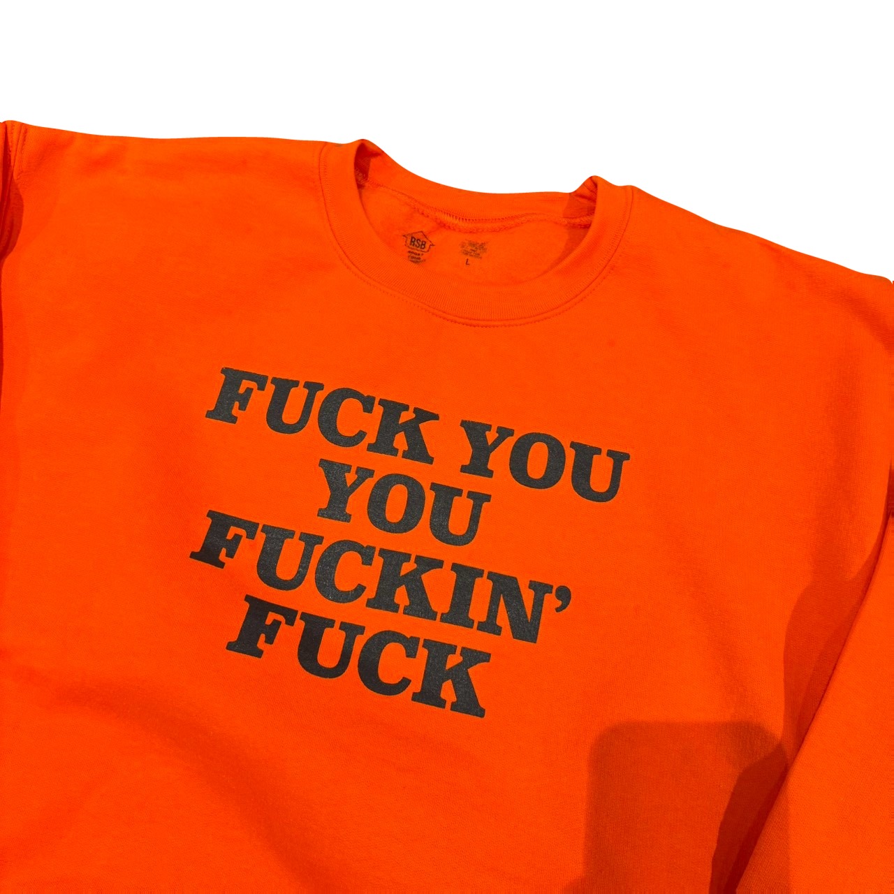 RIVERSIDE BASE 「FUCKIN' FUCK」SWEAT ORANGE