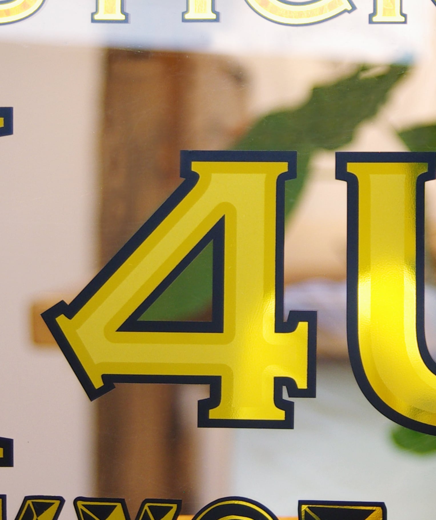 ゴールドリーフ調レタリングステッカー No.580 | Propelua Inc