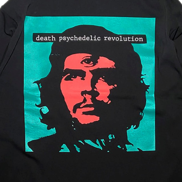 神眼芸術『death psychedelic revolution』Long sleeve T-shirt ビッグシルエット