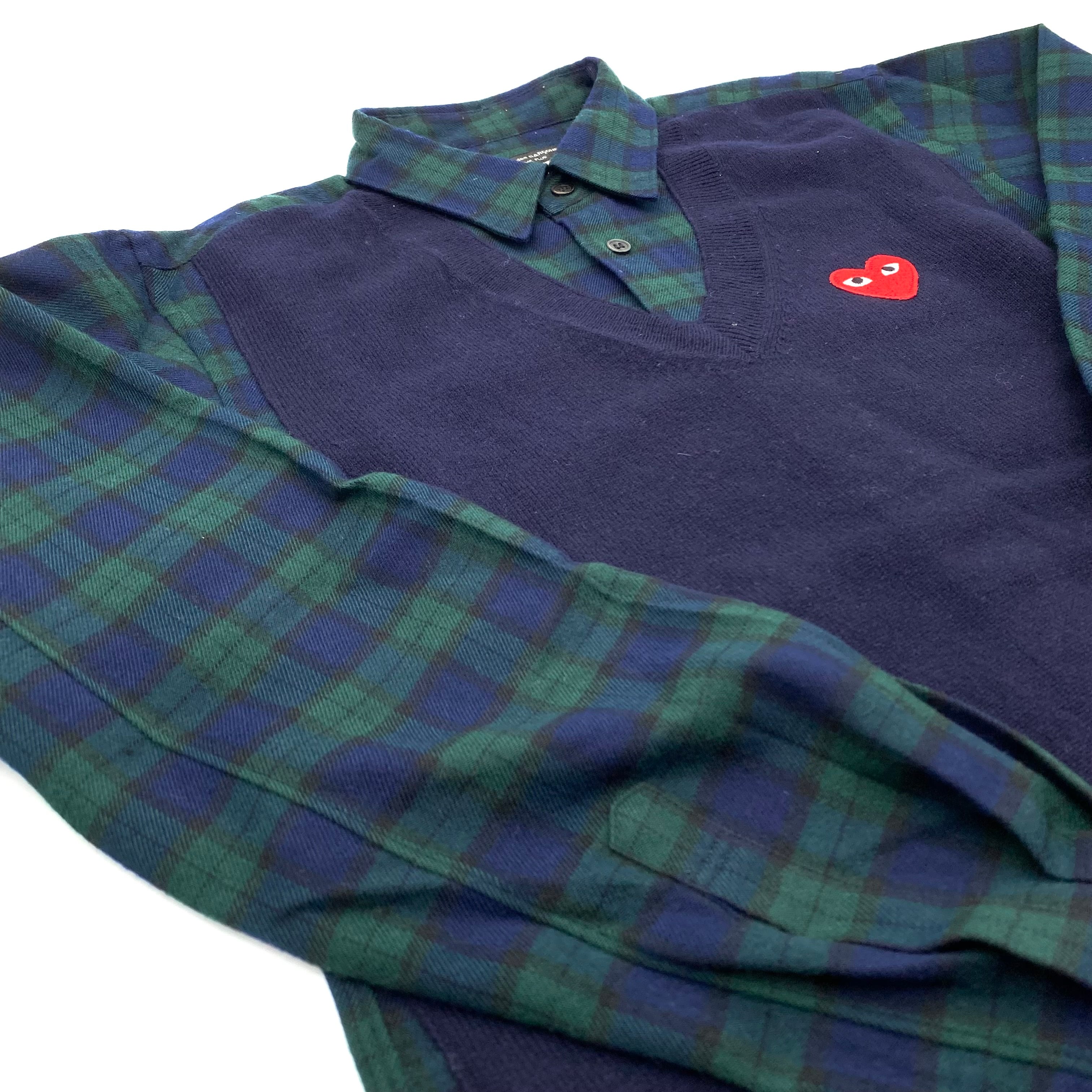 Comme des Garcons HOMME Plus Shirts Plaid PLAY Comme des Garcons HOMME Plus Shirts Plaid PLAY