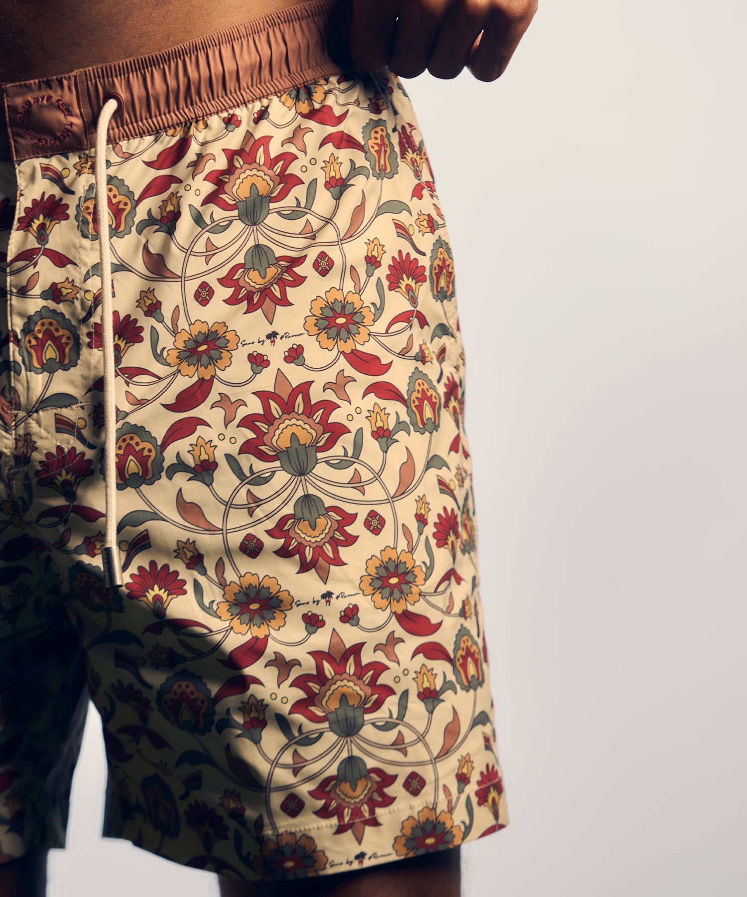 SUNS】RETRO BAROQUE PATTERN BOARD SHORTS［RSW091］ | #Re:room