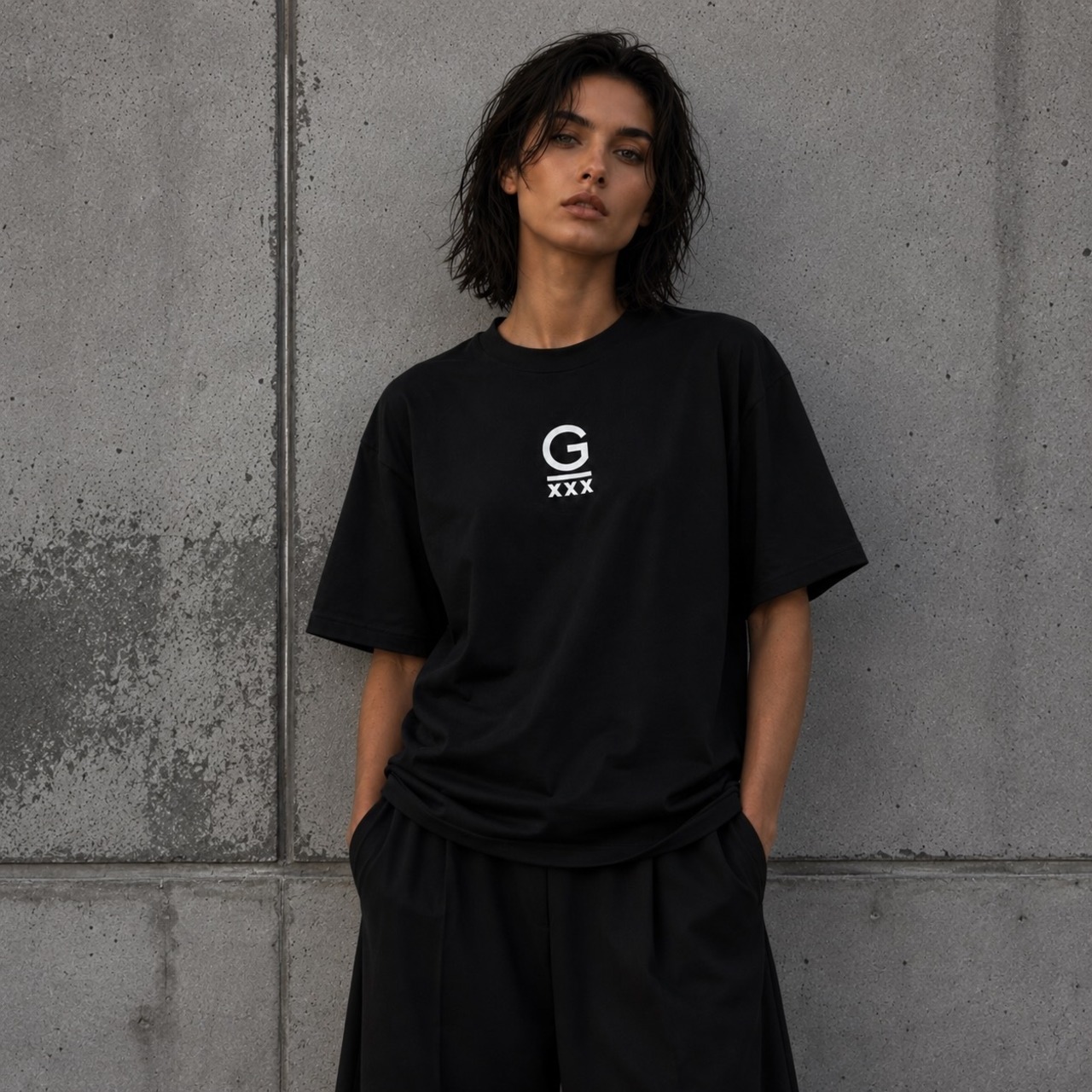 GODSIZE 2026 ANGEL'S WINGS TEE [BLACK]