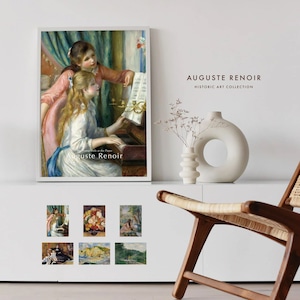ルノワール Auguste Renoir 名画 / アートポスター【  A3 / A2 サイズ・フレーム 付きに変更可 】